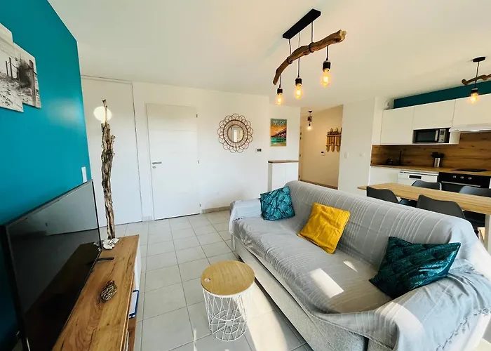 Appartement L'ocean, T3 Neuf 300m De La Classe 3 Etoiles *